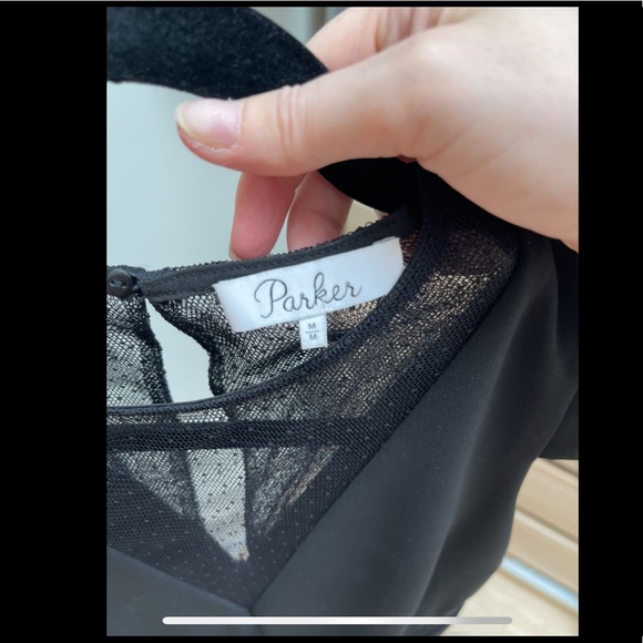 Parker Black Jumpsuit with Mesh Inserts - Picture 4 of 5